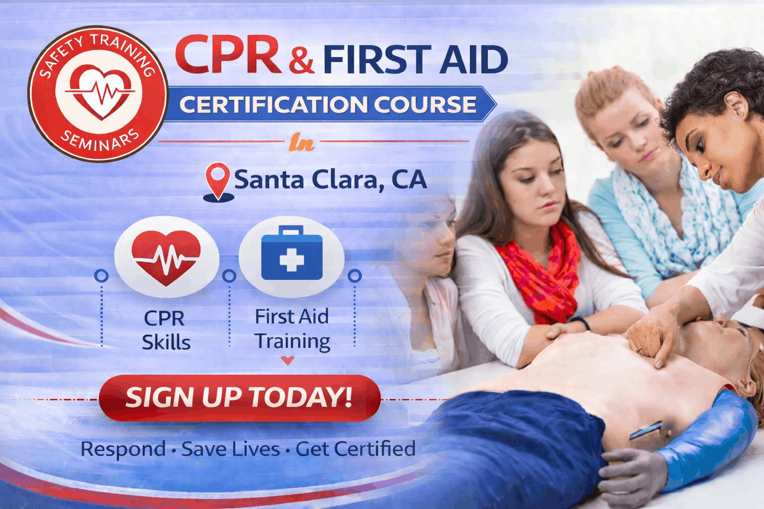CPR & First Aid Certification Class in Santa Clara, CA