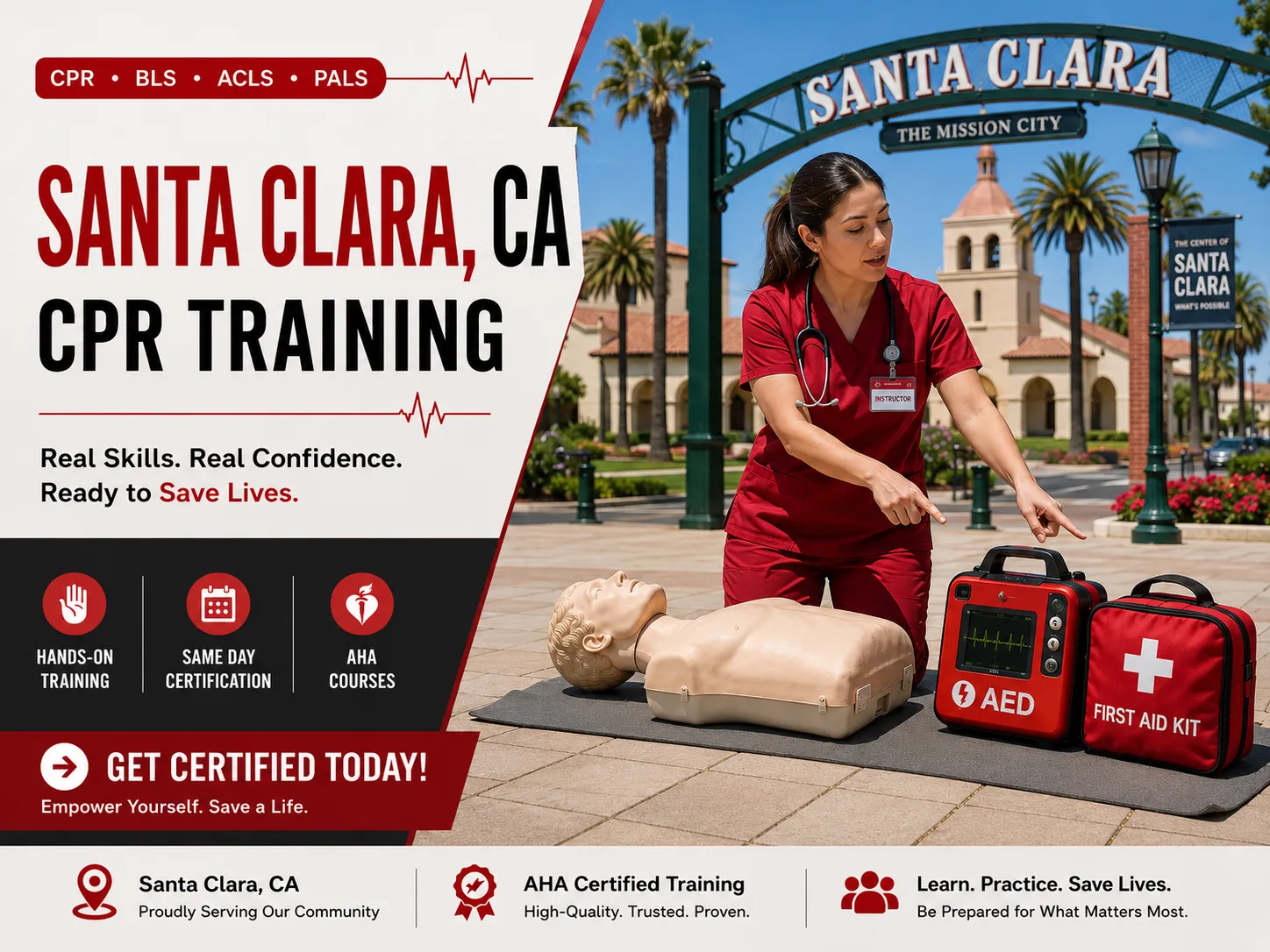 CPR training for community and healthcare workers in Santa Clara, CA