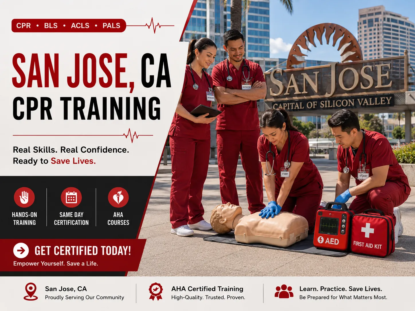 PALS provider course for pediatric nurses in San Jose, CA